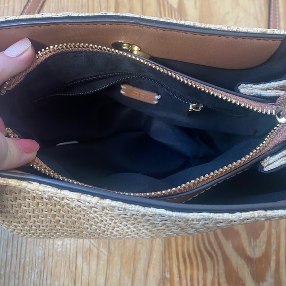 PARFOIS Basket Weave Textured Structured Sling Bag - Picture 9 of 11